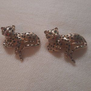 Vintage  Panetta leopard brooch